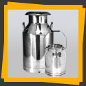 stainless steel milk cans