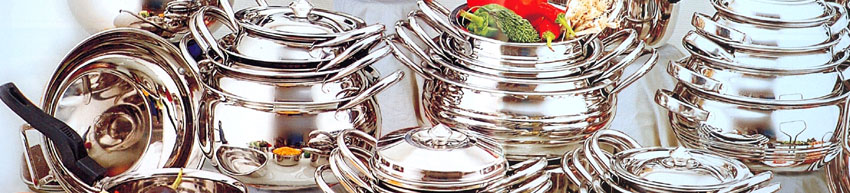 stainless steel crockery